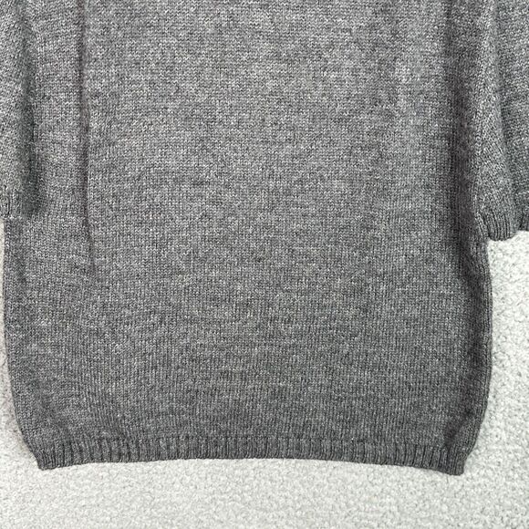 Novica Alpaca Wool Blend Hoodie Sweater Gray Pullover Women’s Large Boho Cozy - Picture 10 of 12